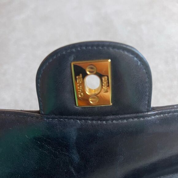 Vintage Chanel double-sided single flap bag 100% authentic - Picture 5 of 16